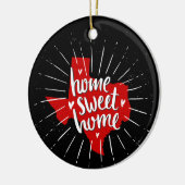 Décoration En Céramique Raider Red and Black Home Sweet Home - Texas (Gauche)