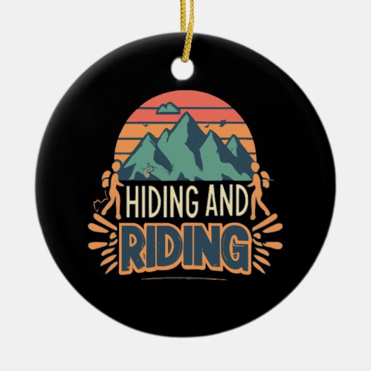 Décoration En Céramique Randonnée Où Les Voyages Deviennent Des Aventures (Devant)