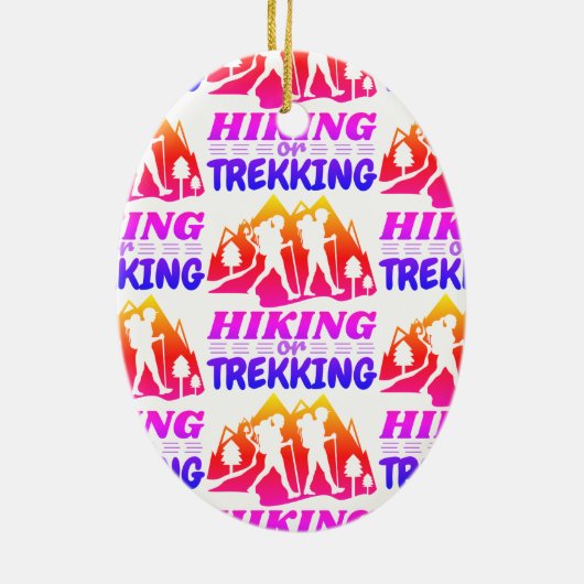 Décoration En Céramique Randonnée ou trekking (Dos)