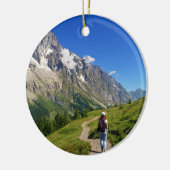 Décoration En Céramique randonneur en vallée de furet, Italie (Gauche)