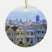 Décoration En Céramique Rangée de maisons victoriennes (Devant)