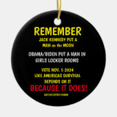 DÉCORATION EN CÉRAMIQUE RAPPELEZ-VOUS DE VOTER (Devant)