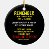 DÉCORATION EN CÉRAMIQUE RAPPELEZ-VOUS DE VOTER (Dos)