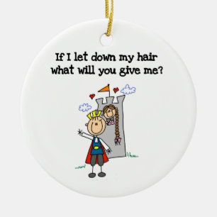 Décoration En Céramique Rapunzel moderne