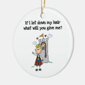 Décoration En Céramique Rapunzel moderne (Gauche)