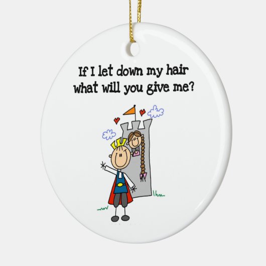 Décoration En Céramique Rapunzel moderne (Gauche)