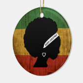 Décoration En Céramique Rasta Femme Joyeux Noël (Gauche)