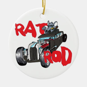 Décoration En Céramique Rat Rod