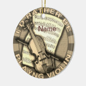 Décoration En Céramique Rather Play Violin (Gauche)