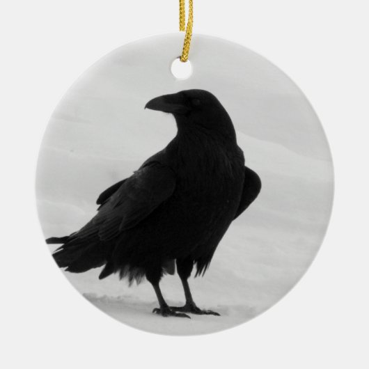 Décoration En Céramique Raven fier (Devant)
