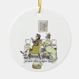 Décoration En Céramique Ravie de Vexing Jane Austen Pride et Préjugés
