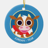 Décoration En Céramique Reba la vache (Devant)