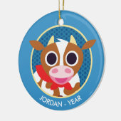 Décoration En Céramique Reba la vache (Gauche)