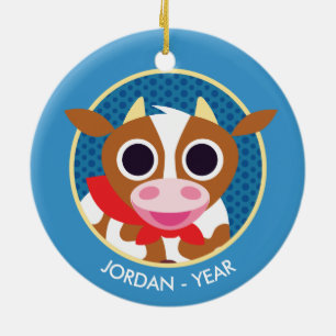 Décoration En Céramique Reba la vache