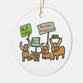 Décoration En Céramique Rébellion animale (Gauche)