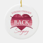 Décoration En Céramique Récupération Chirurgique Pour Les Femmes (Dos)