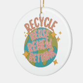 Décoration En Céramique Recycler réutiliser Renouveler repenser (Gauche)