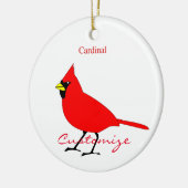Décoration En Céramique Red Cardinal Bird Thunder_Cove (Gauche)