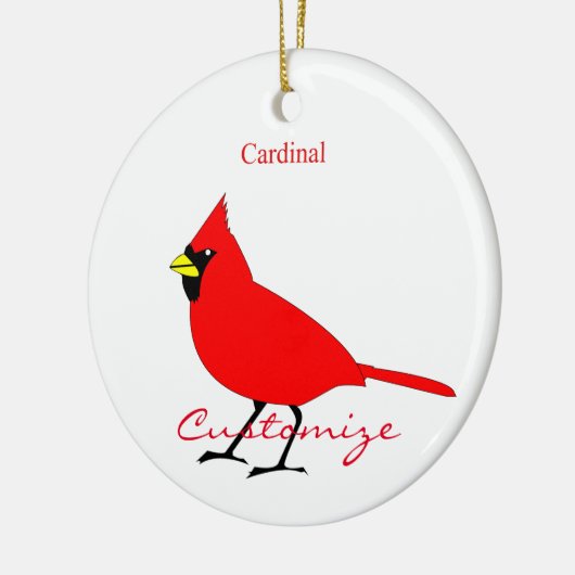 Décoration En Céramique Red Cardinal Bird Thunder_Cove (Gauche)