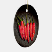 Décoration En Céramique Red Chili Peppers Orament (Droite)