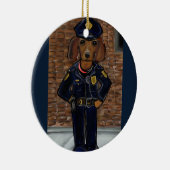 Décoration En Céramique Red Dachshund (Droite)