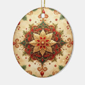 Décoration En Céramique Red Green Decorative Holiday Ornament (Gauche)
