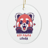 Décoration En Céramique Red Panda Lover (Gauche)