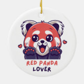 Décoration En Céramique Red Panda Lover (Dos)