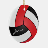 Décoration En Céramique Red, White & Black 🏐 volley (Droite)