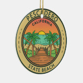 Décoration En Céramique Redwood National Park Californie Vintage (Droite)