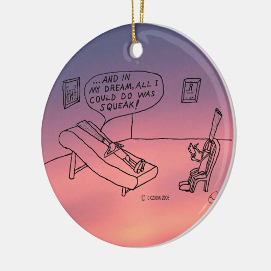 Décoration En Céramique Reed Psychologue White (Gauche)