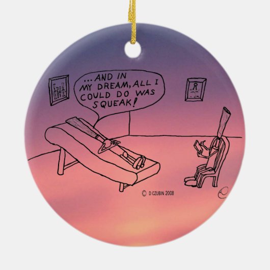 Décoration En Céramique Reed Psychologue White (Dos)