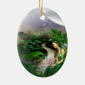 Décoration En Céramique Réflexion de la jungle (Dos)