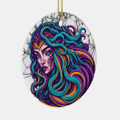 Décoration En Céramique Regard sur l'élégance : Medusa - Un rétro captivan (Droite)