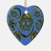 Décoration En Céramique Regardez mes courbes bleues (Droite)