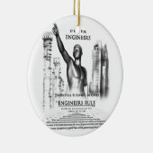 Décoration En Céramique Règle des ingénieurs (Droite)