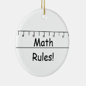 Décoration En Céramique Règles de maths ! (Droite)