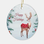 Décoration En Céramique Reindeer (Gauche)