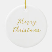 Décoration En Céramique Reindeer Christmas Ceramic Ornament (Dos)