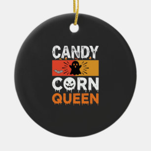 Décoration En Céramique Reine de bonbons de Halloween SVG Design