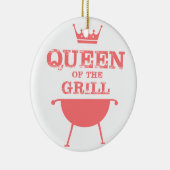 Décoration En Céramique Reine Du Grill, Rose (Droite)