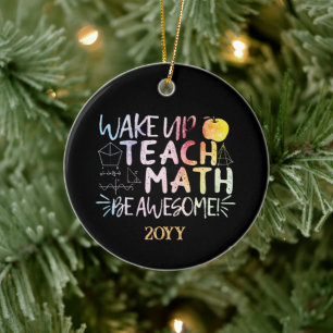 Décoration En Céramique Remerciement pour professeur de maths - Soyez géni