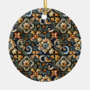 Décoration En Céramique Renaissance italienne en bleu