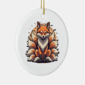 Décoration En Céramique Renard à neuf queues (Droite)
