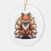 Décoration En Céramique Renard à neuf queues (Gauche)