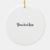 Décoration En Céramique Renard de Noël (Dos)