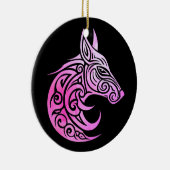 Décoration En Céramique Renard nordique celtique (Droite)