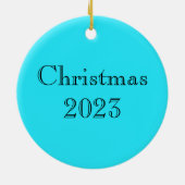 Décoration En Céramique Renard nordique d'hiver celtique (Dos)