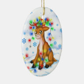 Décoration En Céramique Renne de Noël (Droite)