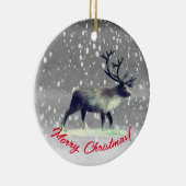 Décoration En Céramique Rennes en hiver (Droite)